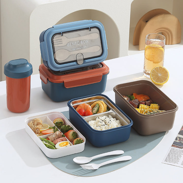 Airtight Bento Lunch Box with Removable Divider