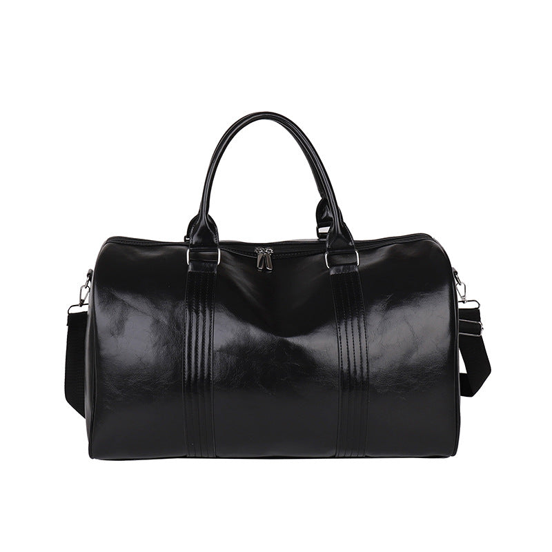 Stylish Leather Travel Duffel Bowlift