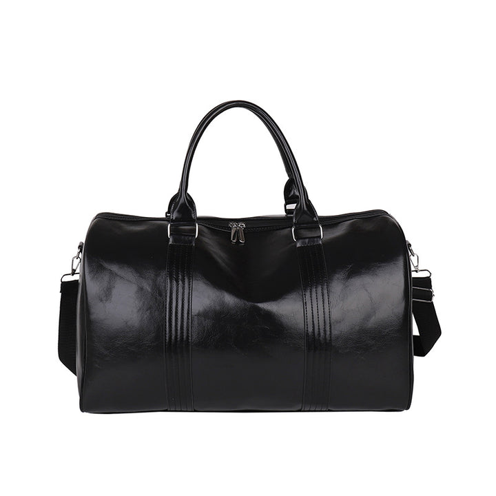 Stylish Leather Travel Duffel Bowlift