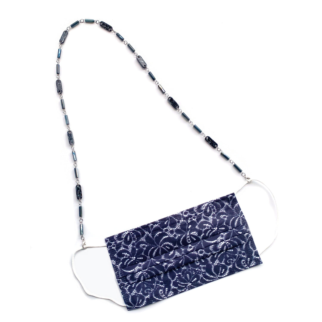 Elegant Gemstone Eyewear Chain Bowlift