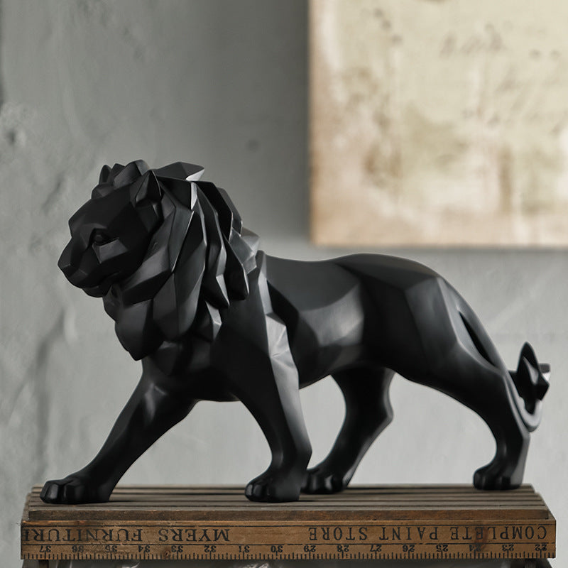 Elegant and modern lion sculpture Bowlift