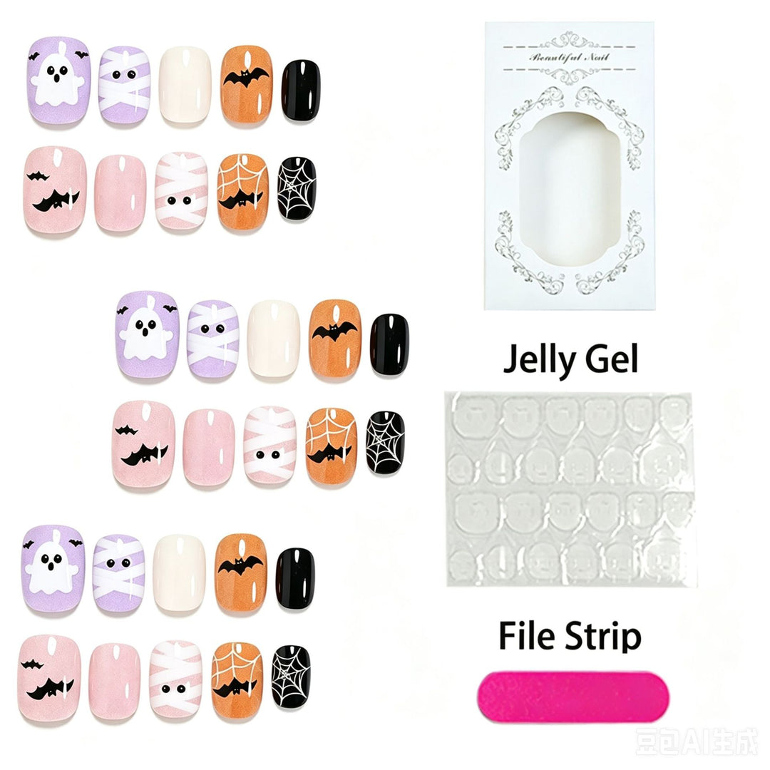 Creative Nail Art Set with Halloween Motifs Bowlift