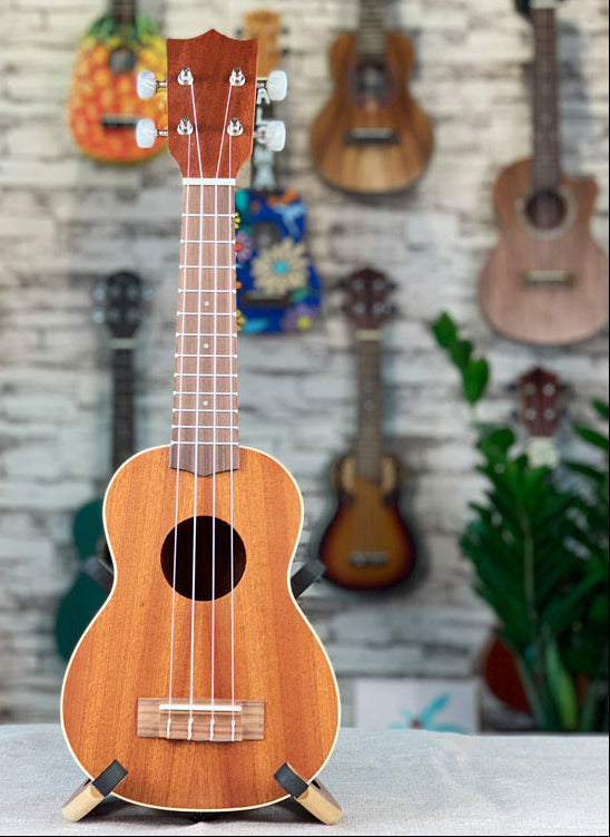 Premium Mahogany Body Ukulele Bowlift