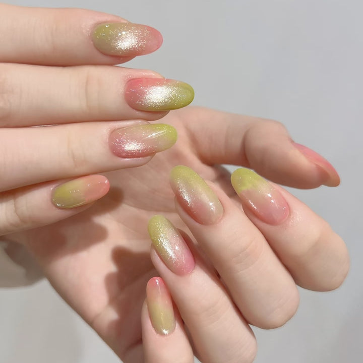 Premium Long-Lasting Glossy Press-On Nails Bowlift