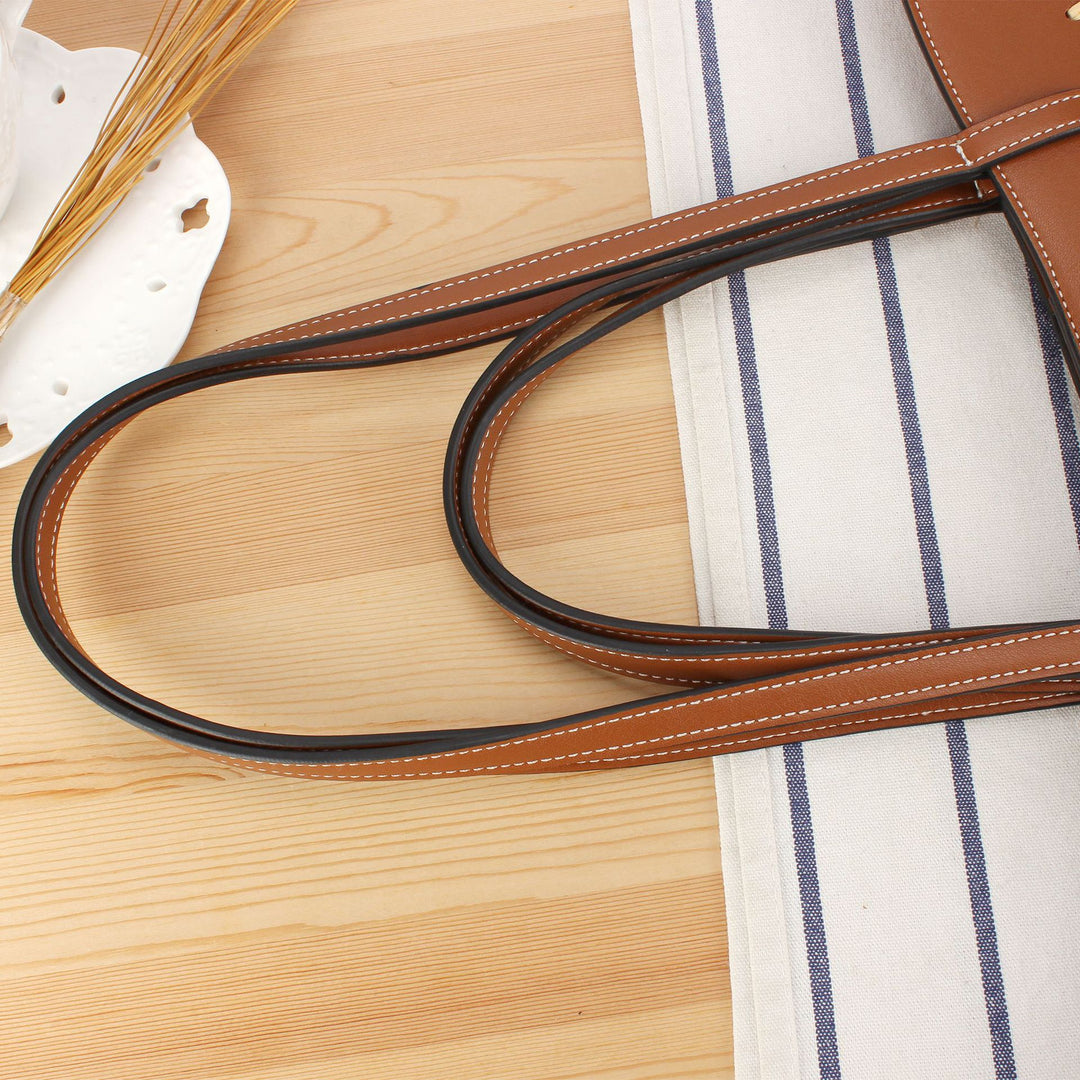 Braided Bast Handbag with Elegant Leather Accents Bowlift