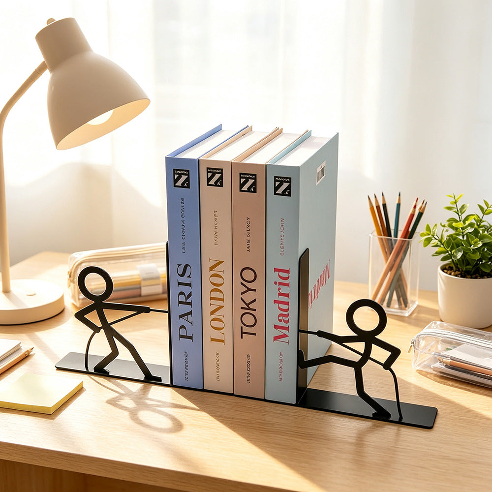 Creative Stick Figure Decorative Bookends