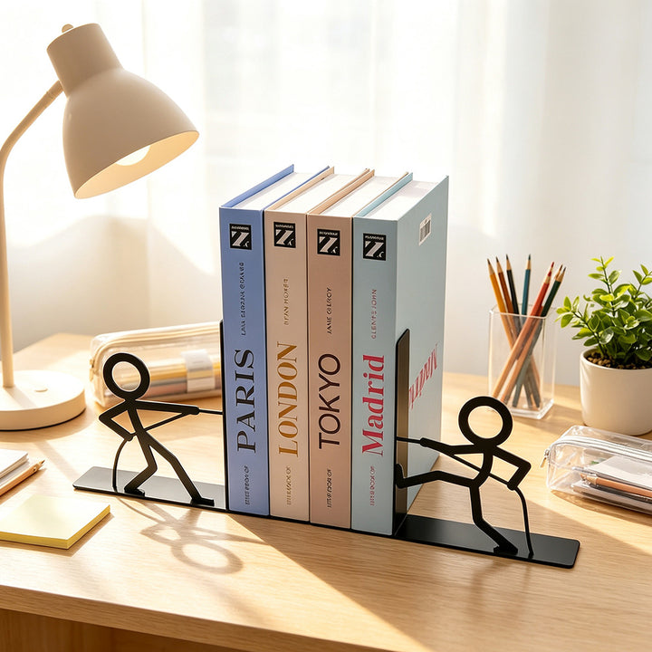 Creative Stick Figure Decorative Bookends