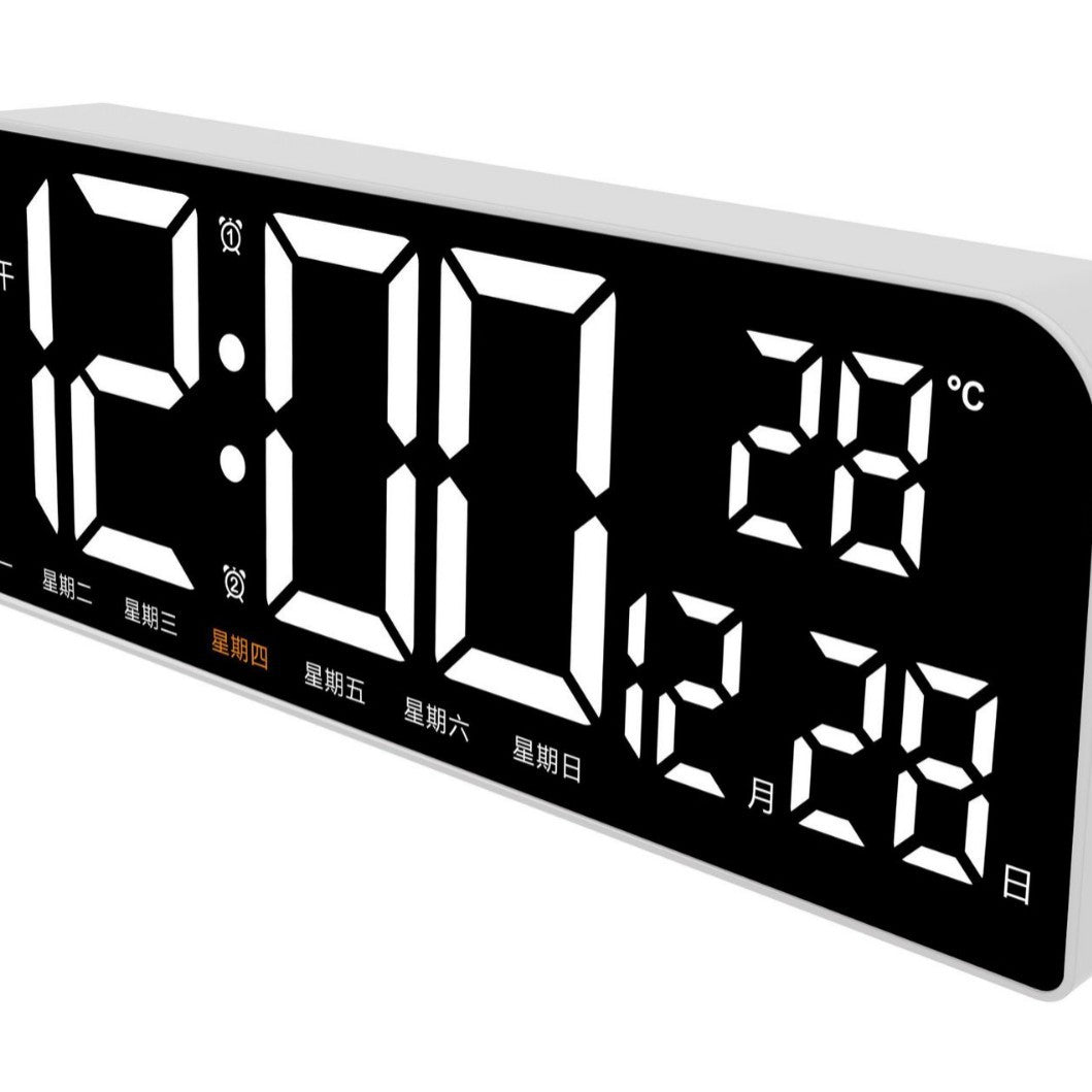 Digital Multifunctional Alarm Clock with Temperature Display Bowlift