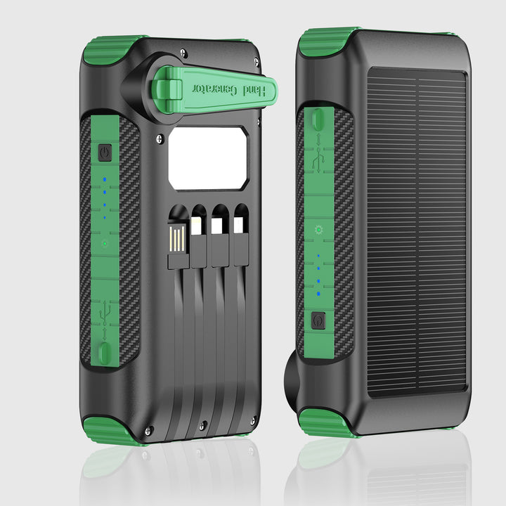 Solar-powered Power Bank by Bowlift