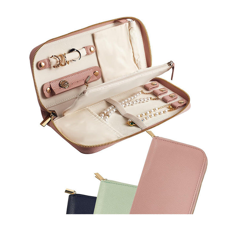 Jewelry Organizer Bag with Removable Inner Dividers Bowlift