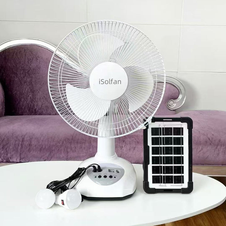 Women's Innovative Solar Fan with Smart Control System Bowlift