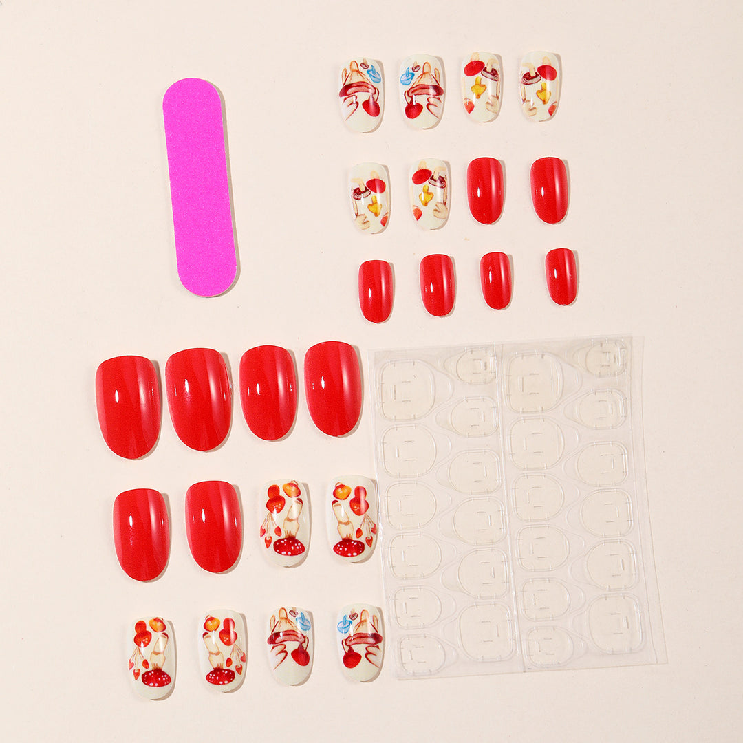 Expressive Food-Themed Nail Art Extensions Bowlift