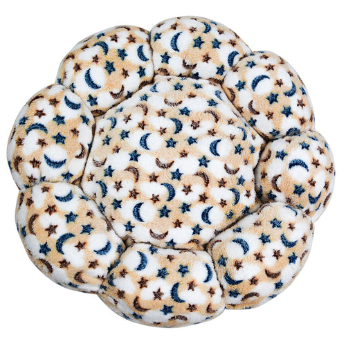 Cozy Night Sky Plush Dog Bed