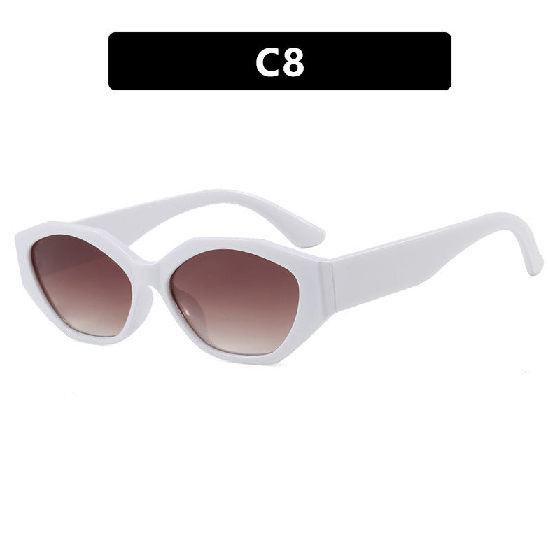 Women's stylish sunglasses in modern geometric design with protective UV filter Bowlift