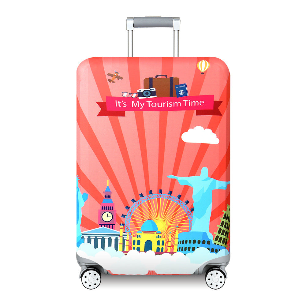 Unisex nan Kids Luggage Cover for Hard Shell Suitcases with Fun Space Design made of Elastic Polyester-Spandex Bowlift