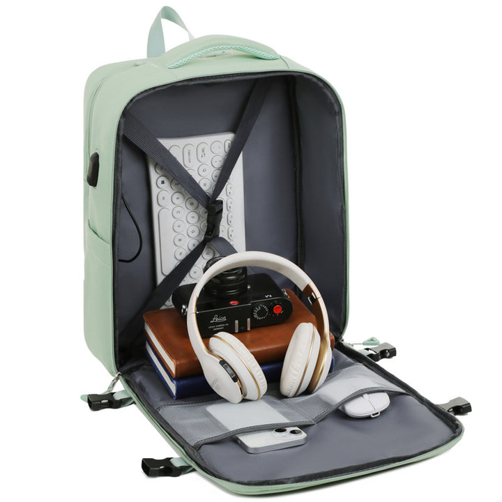 Versatile travel bag with integrated laptop compartments Bowlift