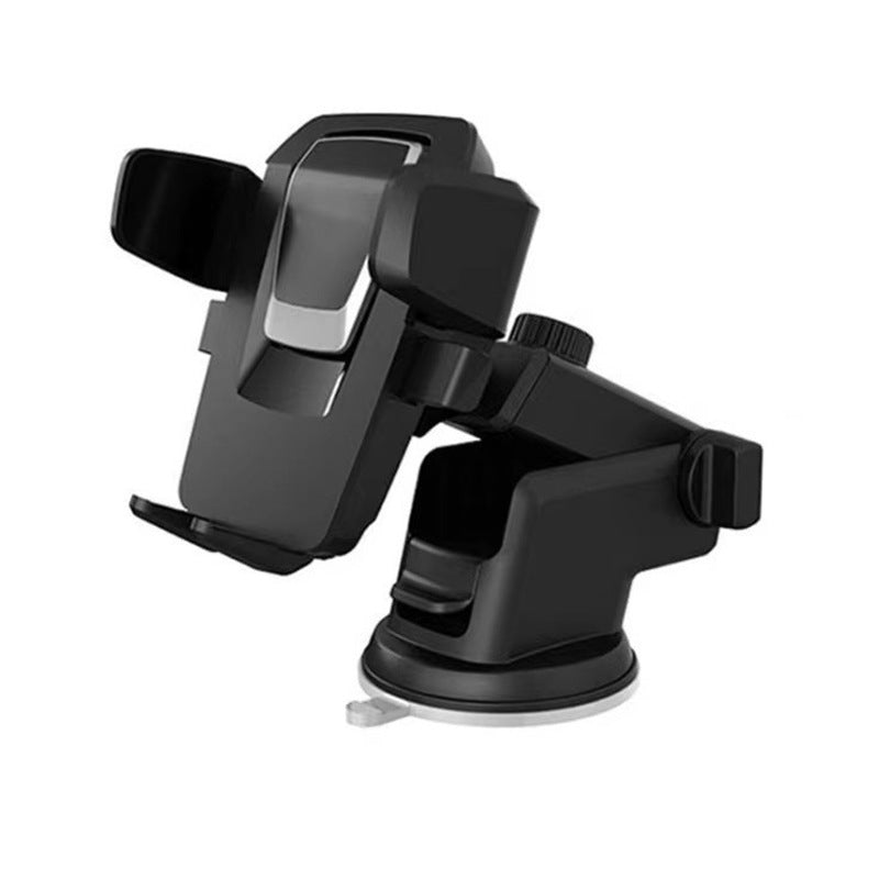 Adjustable telescopic suction car phone holder with full rotation gravity auto-lock Bowlift