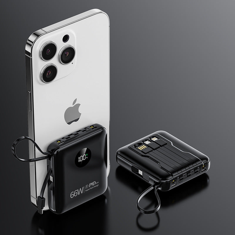Portable 66W Powerbank with Fast Charging Function Bowlift