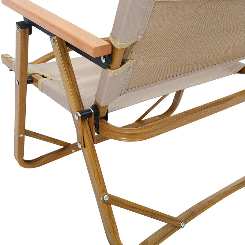 Folding chair with ergonomic backrest and stable frame Bowlift