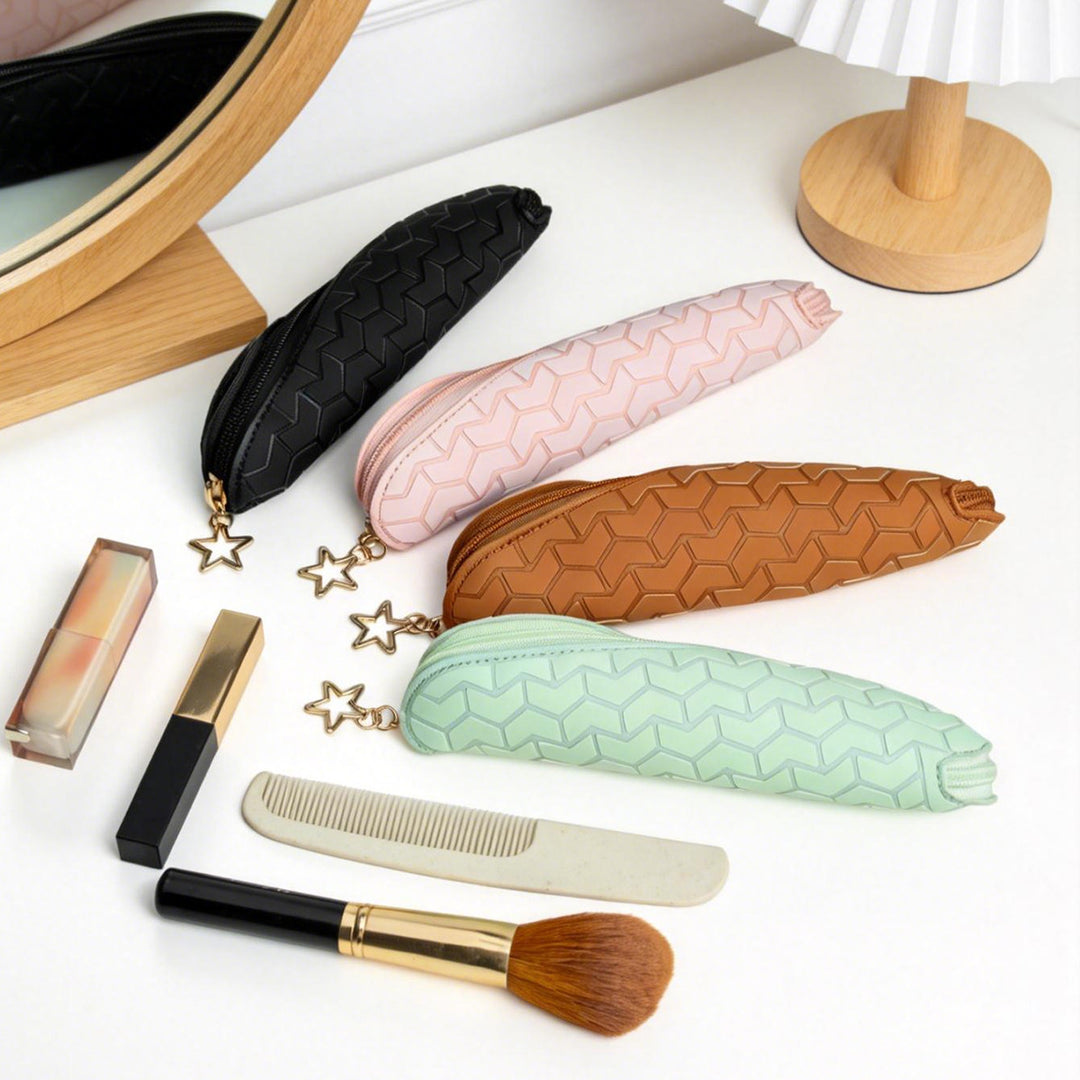 Stylish Geometric Patterned Pencil Case Bowlift