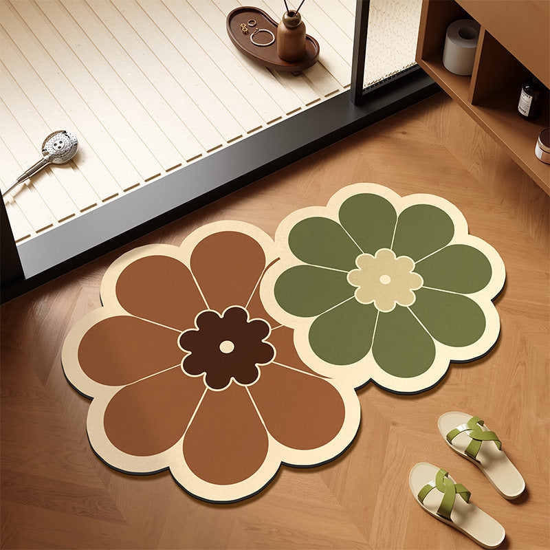 Novelty Floral Area Mat