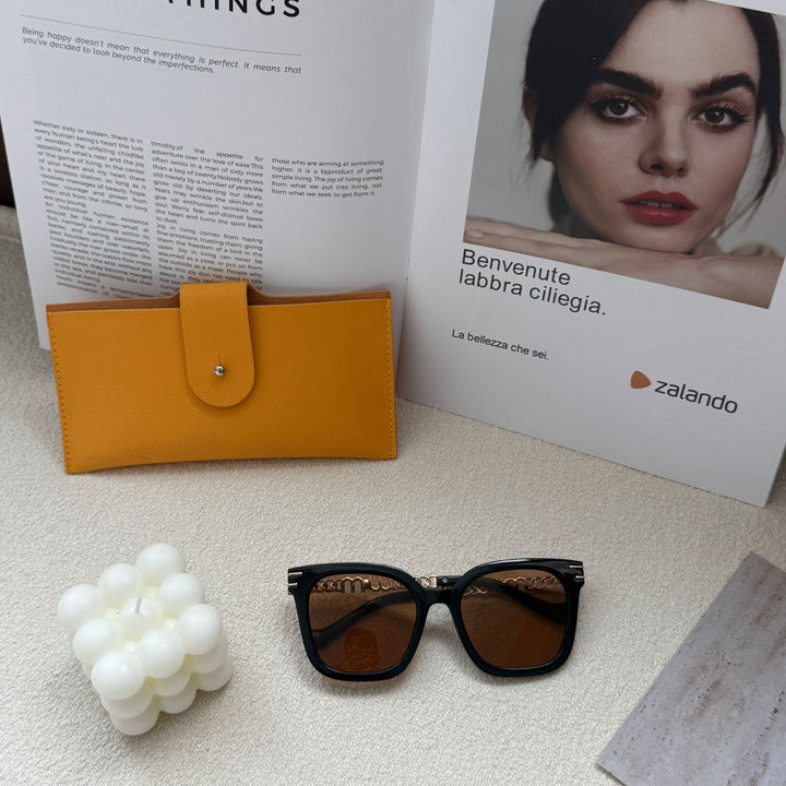 Oversized Retro Frame Sunglasses Bowlift