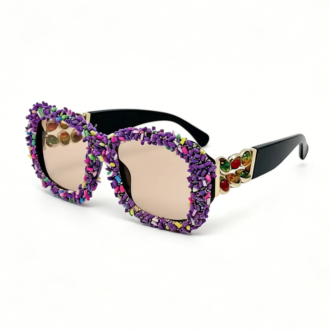 Women's sunglasses with creative candy trim Bowlift