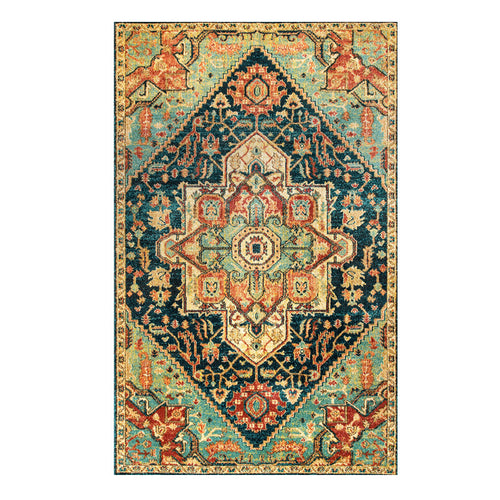Vintage-Inspired Geometric Area Rug