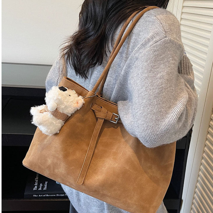 Versatile Leather Tote Bag Bowlift