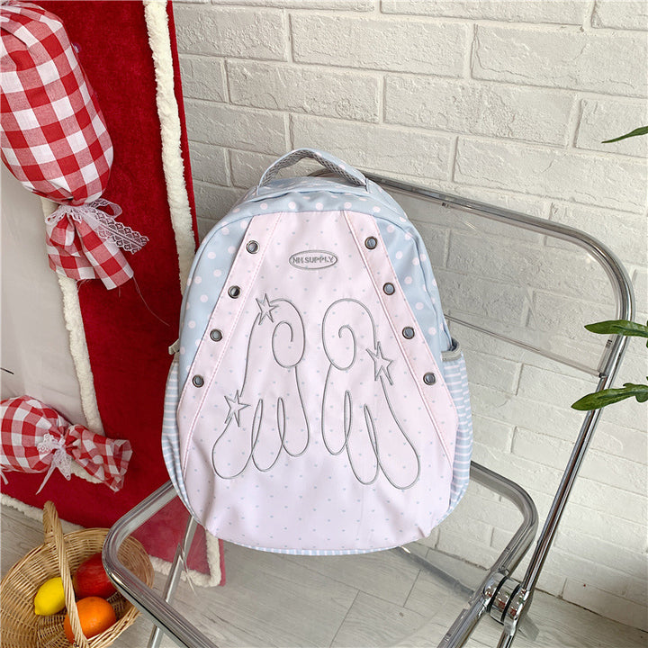 Charming Winged Design Backpack