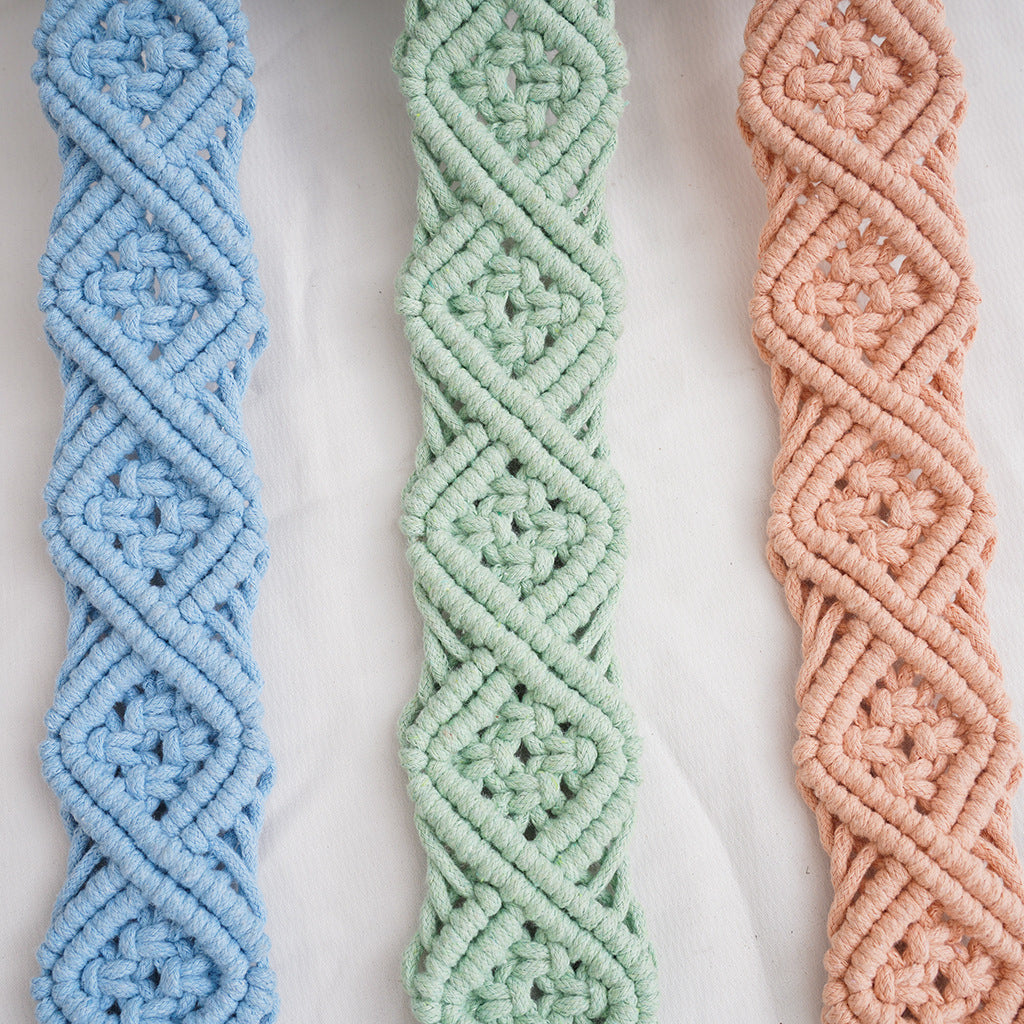 Decorative Macramé Wall Hanging Key Holder Bowlift