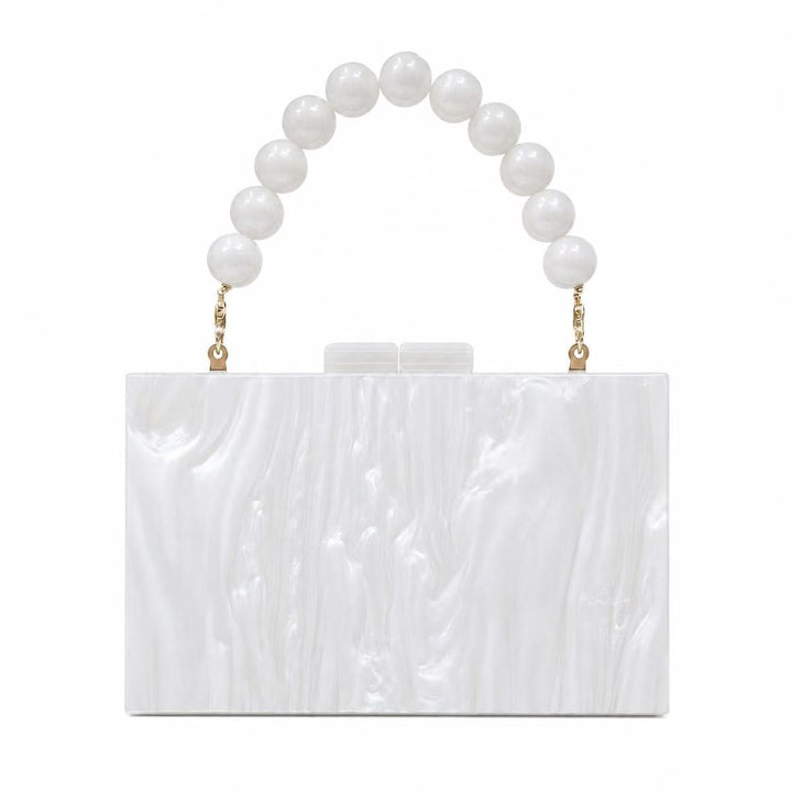 Elegant Acrylic Structured Handbag