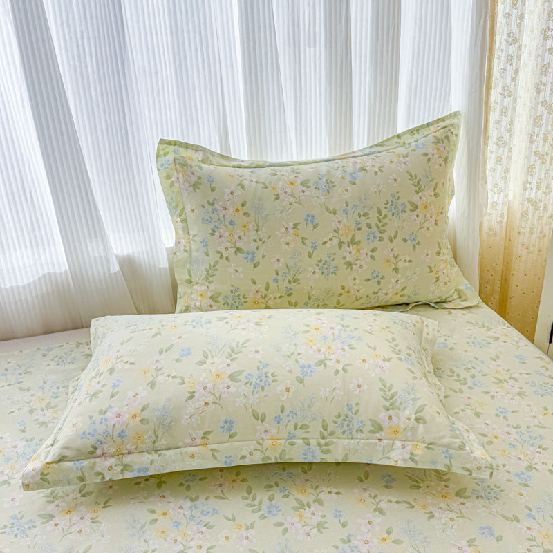 Flower Print Pillowcase Set