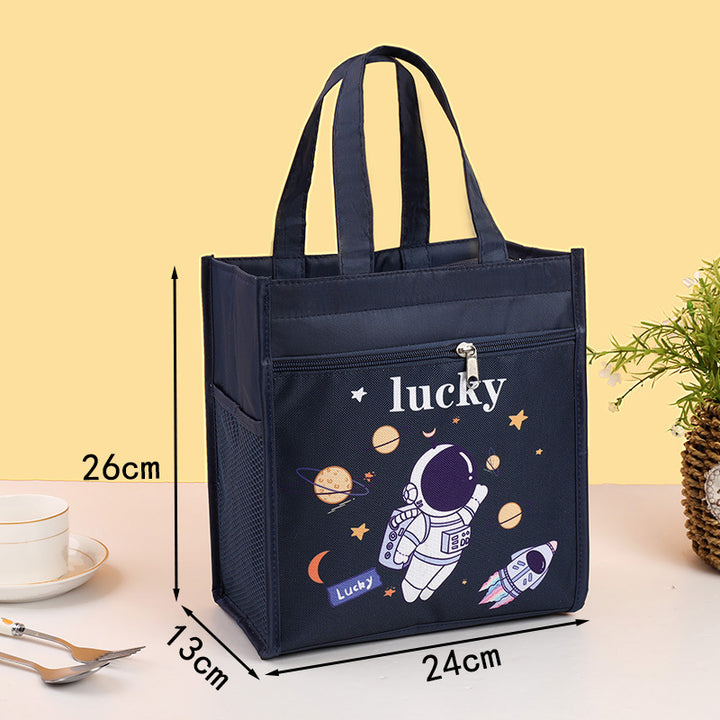 Insulated Bear-Themed Lunch Tote Bowlift