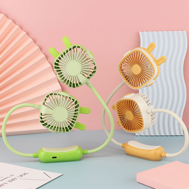 Women's Portable Neck Fan with Flexible Mounting System Bowlift