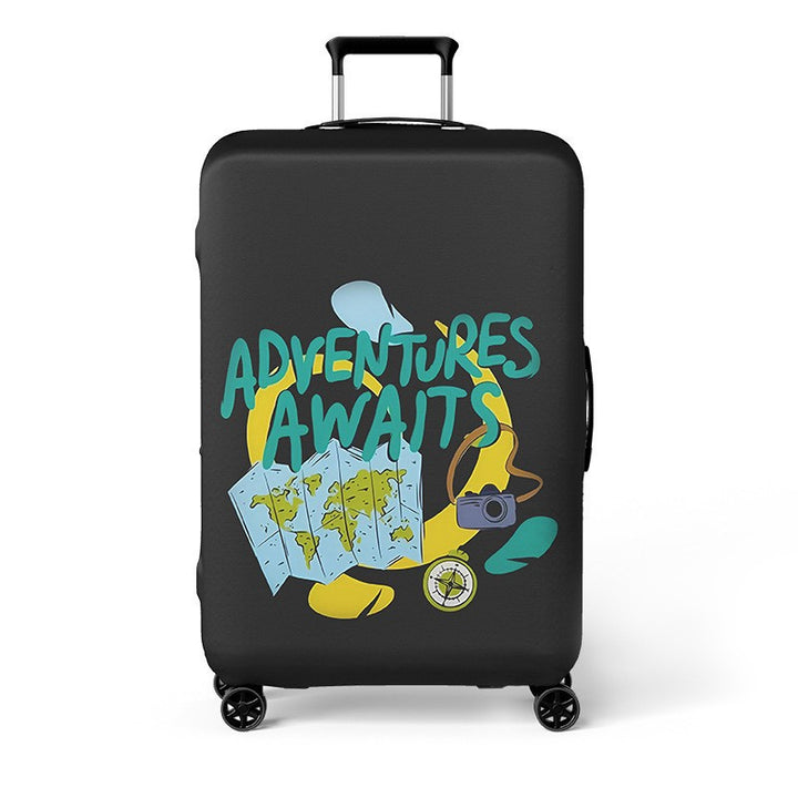 Women's Hard Shell Travel Suitcase with Creative Cat Design Bowlift