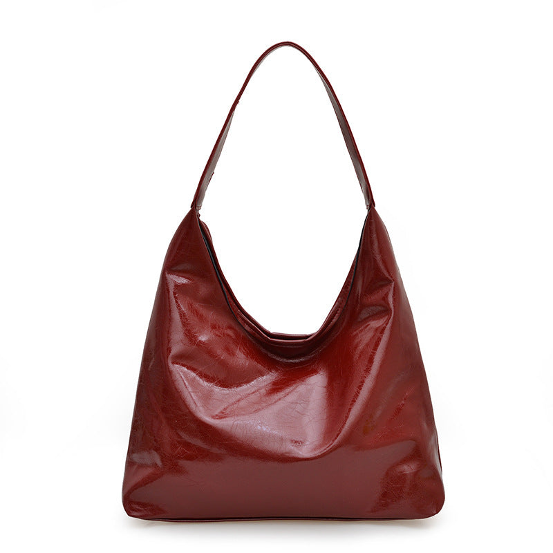 WoStylish Soft Leather Hobo Bag Bowlift