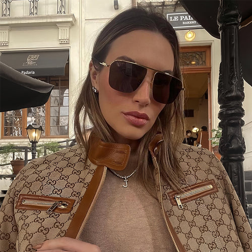 Men's Geometric Shield Sunglasses Bowlift