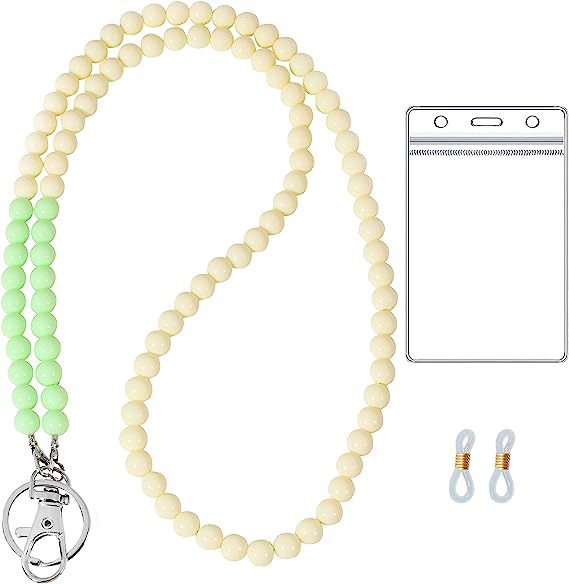 Beaded Lanyard with ID Holder Bowlift