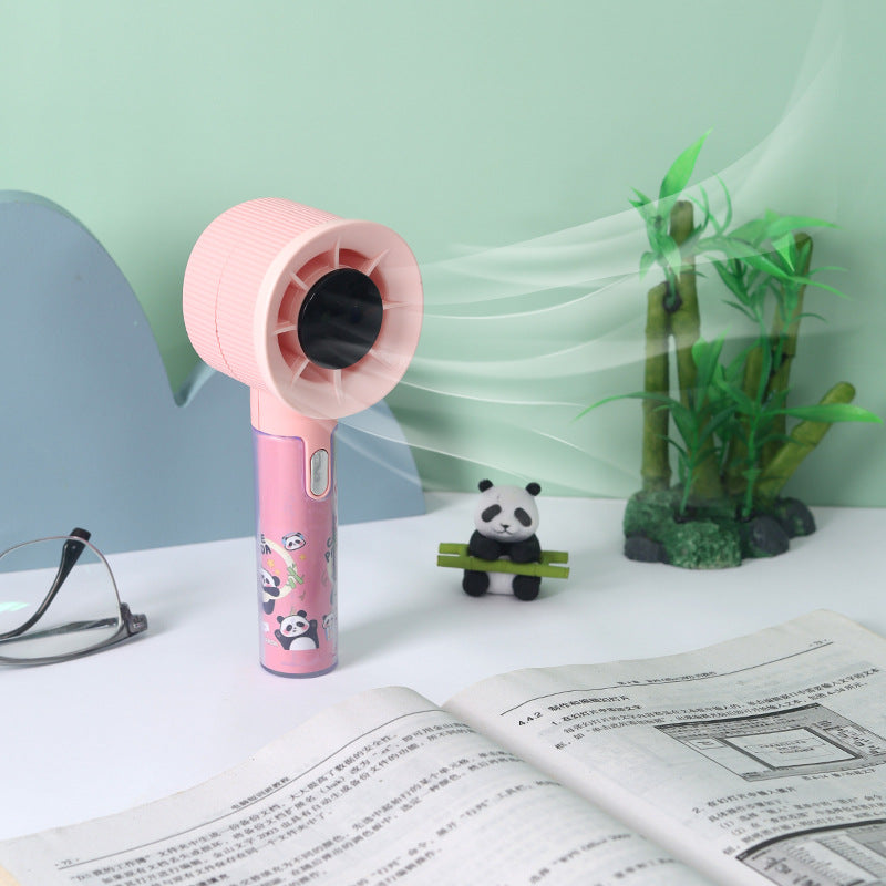 Portable mini fan for women with cute panda design Bowlift