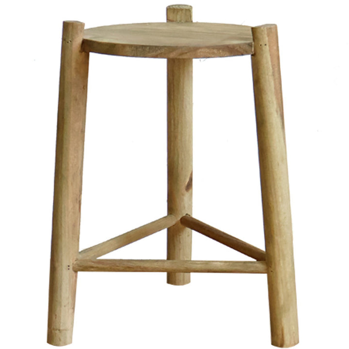 Rustic Wooden Stool Bowlift