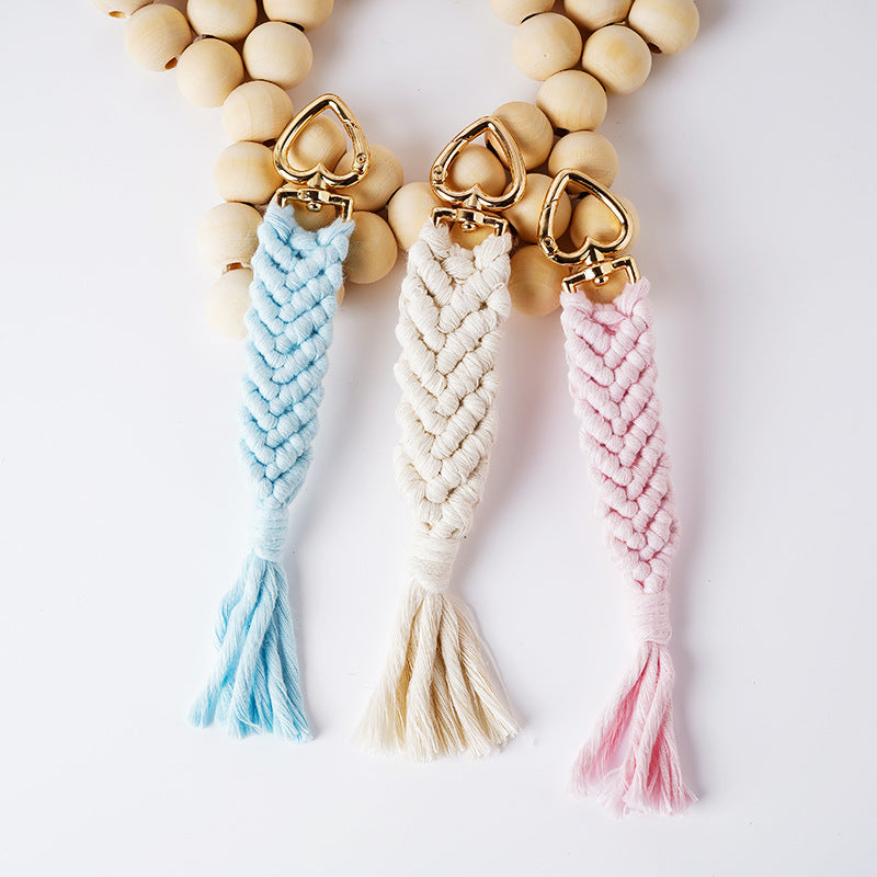 Decorative Macramé Keychain Holder Bowlift