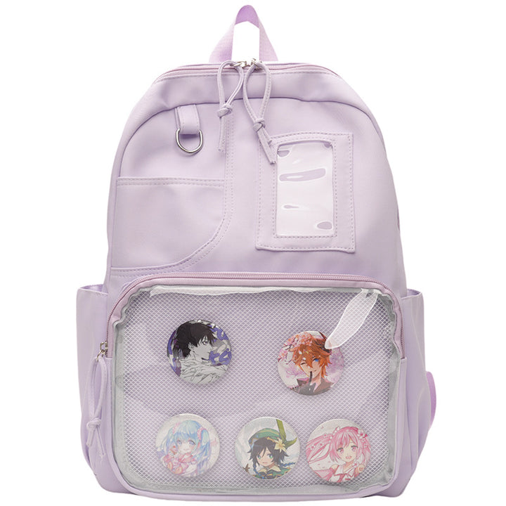 Anime-Inspired Graphic Print Backpack