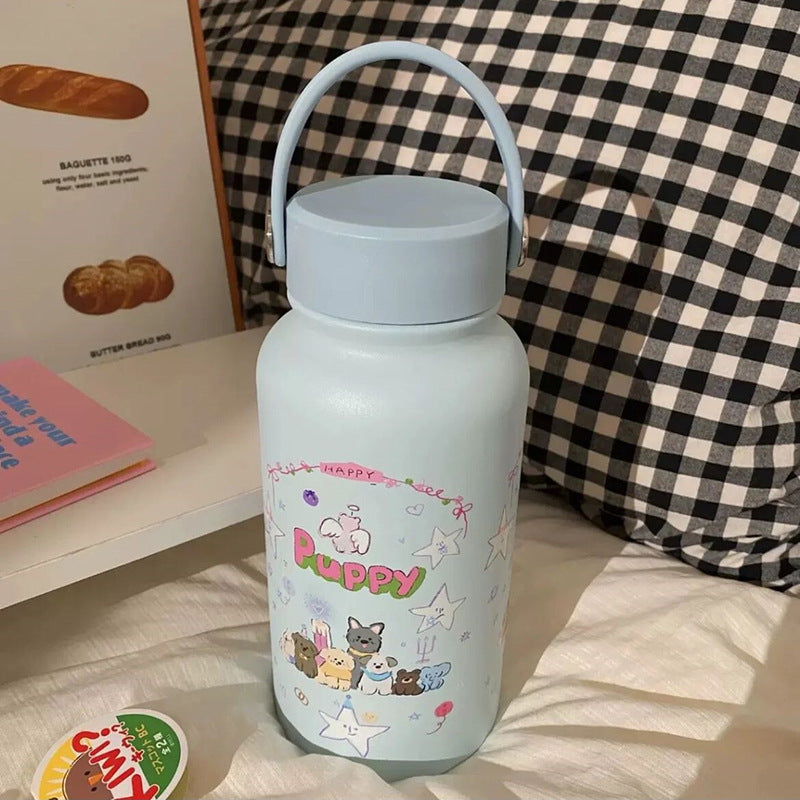 Ladies insulated drinking bottle with cheerful animal motif Bowlift