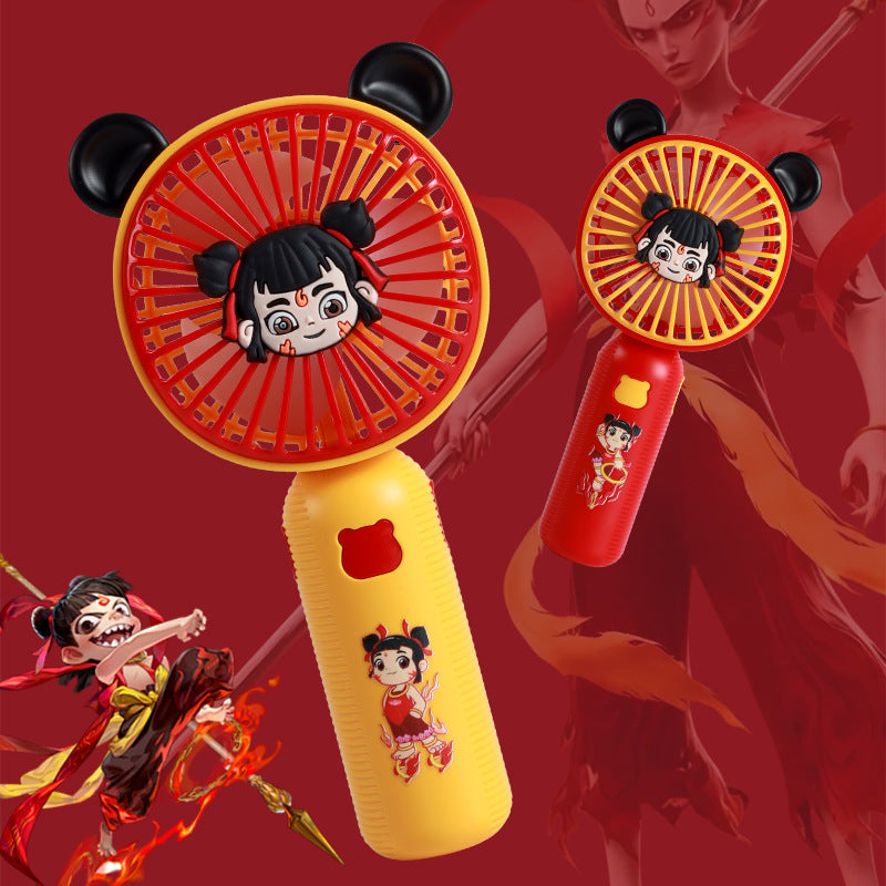 Women's portable handheld fan with creative animal ears Bowlift