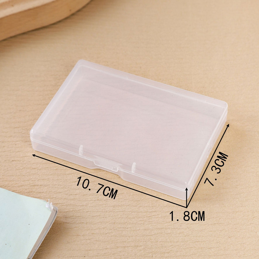Compact Clear Pill Storage Case Bowlift