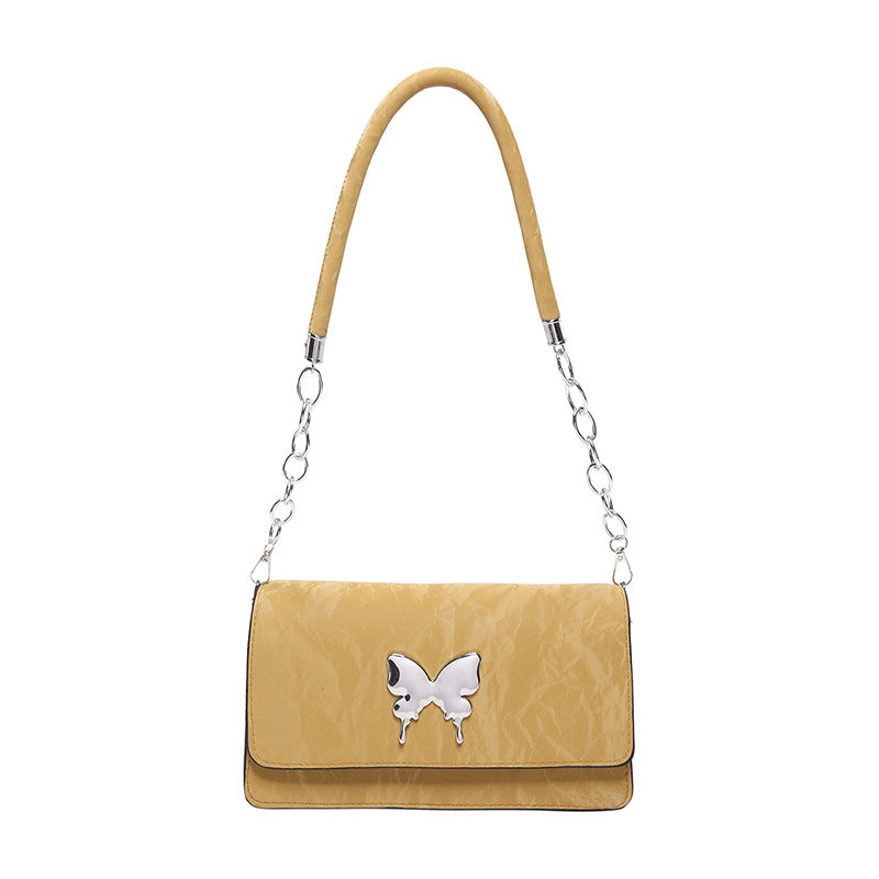 WoChic Designer Handbag with Butterfly Accent Bowlift