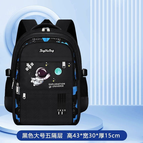 Backpack with Creative Astronaut Motif and Versatile Compartment Equipment Bowlift