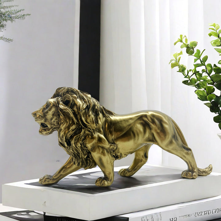 Decorative lion figurine in modern style Bowlift