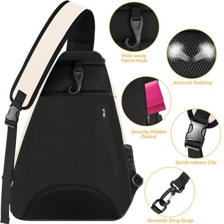 Tennis Racket Sling Bag Bowlift